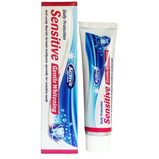 Beauty Formulas Active Oral Care Bieliaca zubná pasta s fluoridom 100 ml