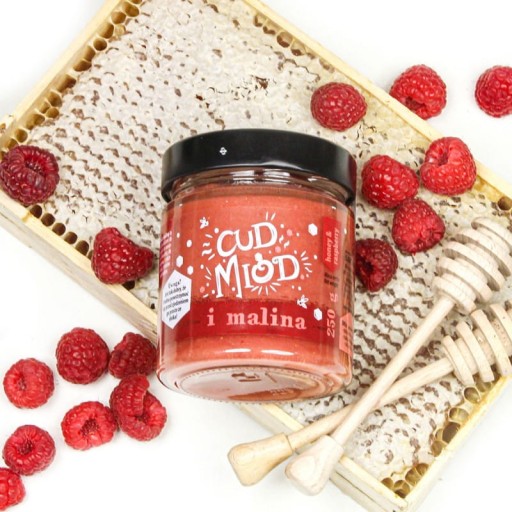 ZÁZRAČNÝ MED S MALINOU 250G
