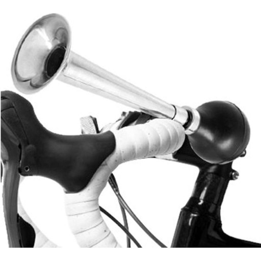 BICYKLOVÁ TRUBKA VEĽKÝ HORN HLASNÝ BIKE ZVON 21cm DUNLOP