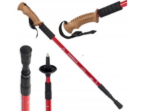 1X NORDIC WALKING palicou TREKKINGOVÉ KORKOVÉ TYČKY
