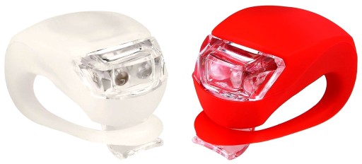 SADA LED SVETLÁ NA BICYKEL PREDNÉ ZADNÉ 2 KUSY