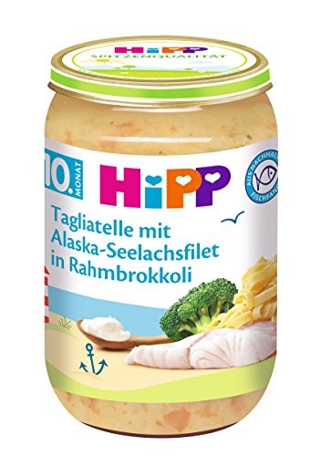 Hipp večera Cestoviny Brokolica Pollock z Aljašky 10m 220g