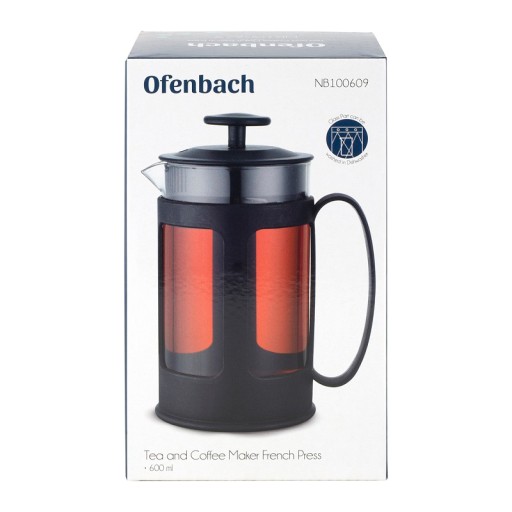 FRANCÚZSKY PRESOVAČ ČAJ/KÁVOVAR 600ML