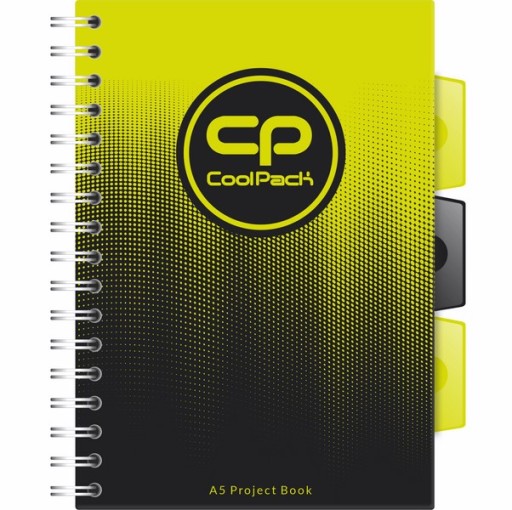 COOLPACK GRADIENT NOTEBOOK CIRCLE NOTEBOOK A5 CITRÓN