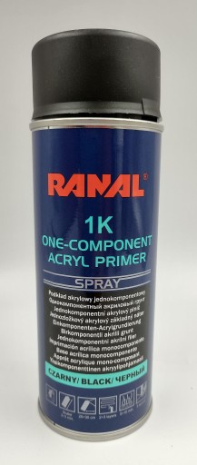 RANAL Akrylová podkladová báza 1K sprej 400ml čierna