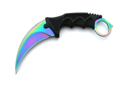 INDONESIA KARAMBIT Nôž RAINBOW CAW CSGO 19 cm