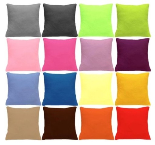 FROTÉ OBLIECHA NA VANKÚŠ 40X40 VEĽA FARIEB JASIEK PREMIUM FARBY