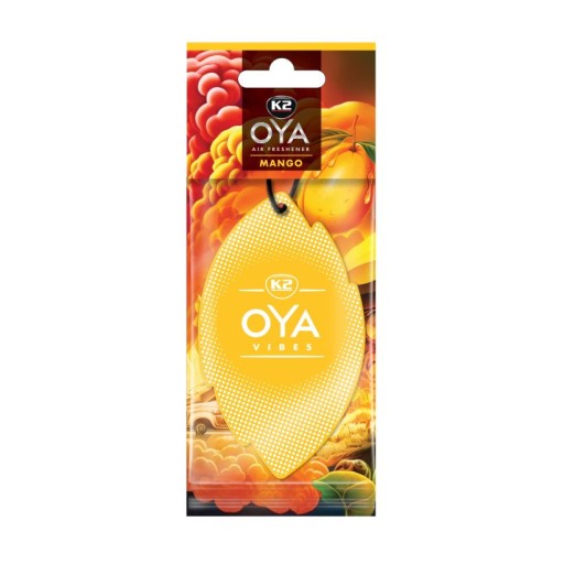 K2 OYA VIBES MANGO Osviežovač vzduchu Prívesok Vôňa: MANGO
