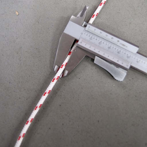 Polypropylénové štartovacie lano 3,5mm 1m