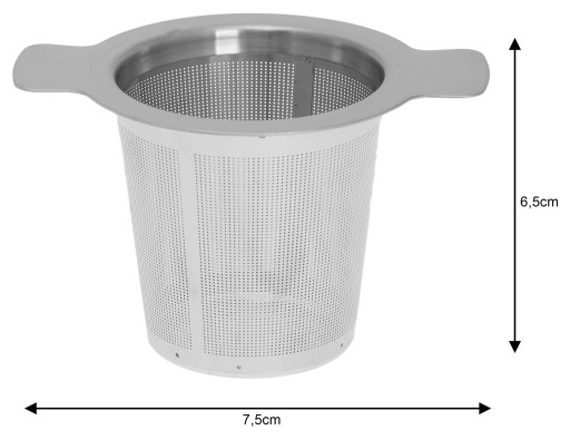 OCEĽOVÉ SIETKO NA ČAJOVÉ BYLINKY 7,5cm 4604