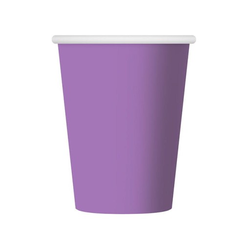 FIALOVÝ PAPIEROVÝ ŠÁLK 220ML 6KS