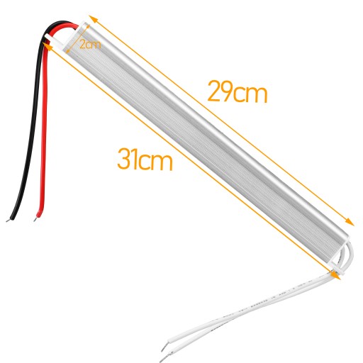 LED napájací zdroj 12V 60W 5A pre pásy Strip Transformer Ultra Slim Thin