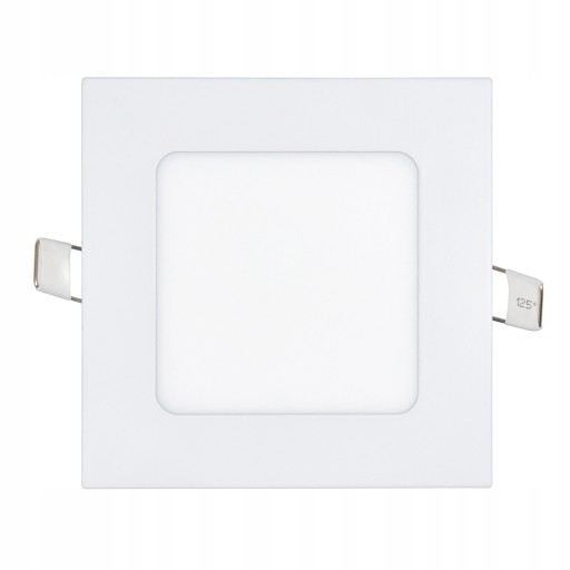 Zápustné štvorcové stropné svietidlo LED panel 6W CCD 3 FARBY