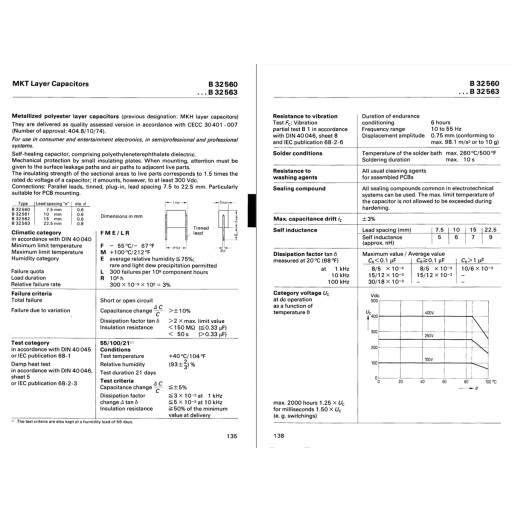 Kondenzátor MKT Siemens 47nF 250V R7.5 B32560 x10