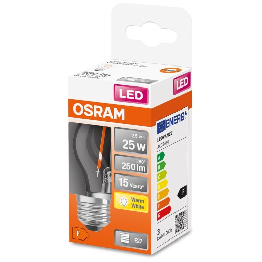 LED žiarovka SMALL BALL E27 2,5W = 25W 2700K OSRAM