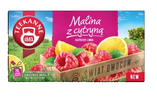 Teekanne Malinový a citrónový čaj 20TB