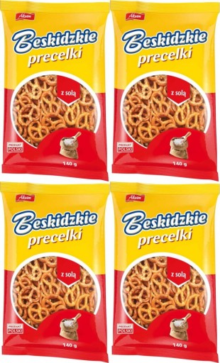 Aksam Beskidzkie praclíky so soľou 140 g x4