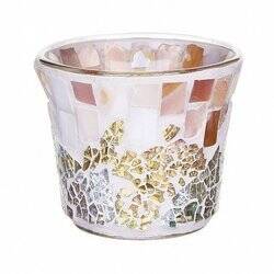 Votívny držiak Yankee Candle Gold Pearl Mosaic