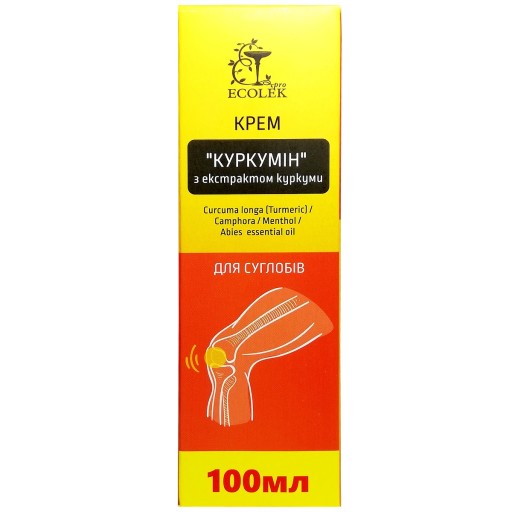 EKOLEK TELOVÝ KRÉM S EXTRAKTOM KURKUMY 100ML