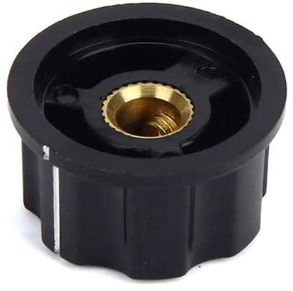Gombík potenciometra, bakelitový gombík pre 6mm os