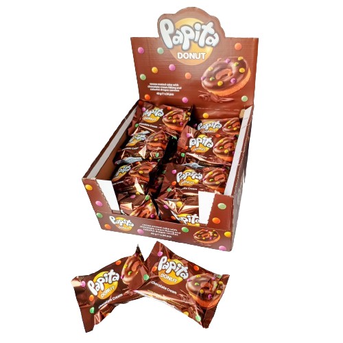 PAPITA ČOKOLÁDOVÁ DONUTKA 40g DÁTUM: 25.09.2024