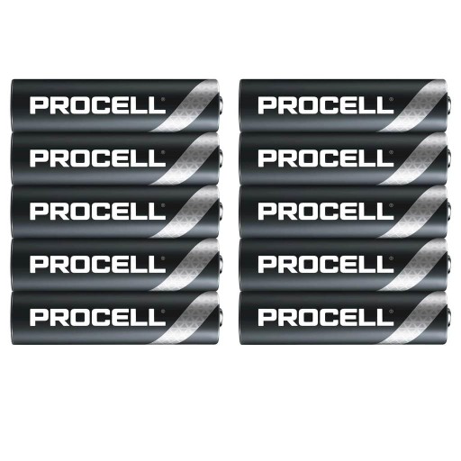 DURACELL PROCELL LR03 MN2400 BATÉRIE 10 BAL