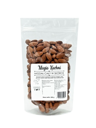 CALIFORNIA mandle 500g, celé PRÍRODNÉ ORECHY