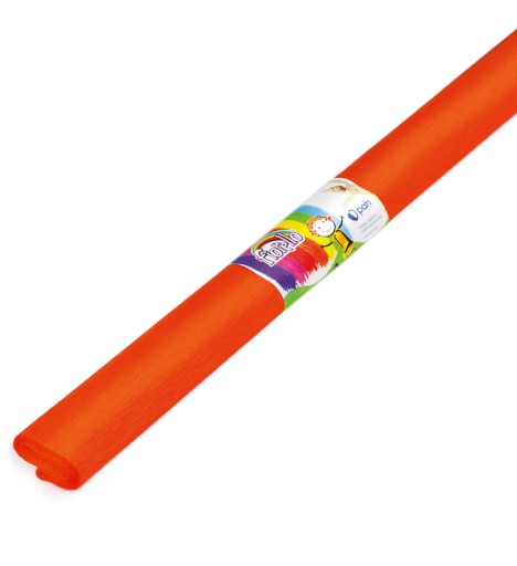 FIORELLO krčený hodvábny papier oranžový 200x50