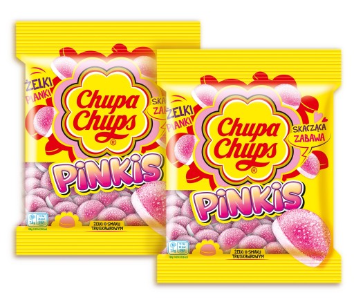 Chupa Chups Pinkis jahodové želé 2x90g
