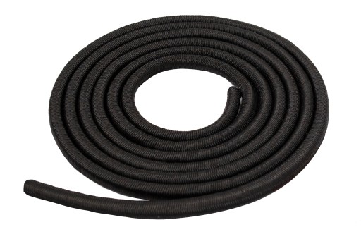 ELASTICKÉ PLÁNO ČIERNY GUMOVÝ EXPANDOR 6mm 1M