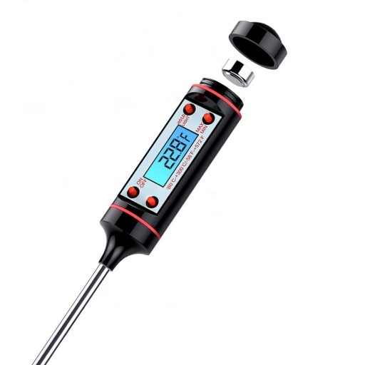 DIGITÁLNY KUCHYNSKÝ TEPLOMER PRE MÄSO VÍNO LCD PIN SONDA