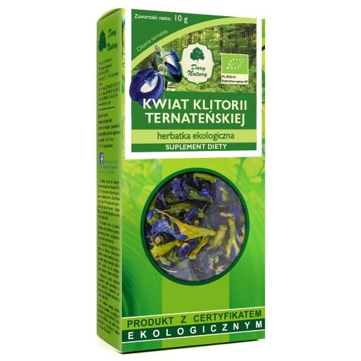 Klitoria Ternateńska eko kvet 10g - Dary Natury