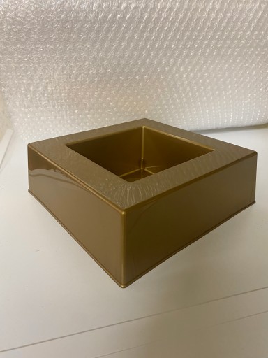 IKEBANA miska SQUARE GOLD 19,5 cm
