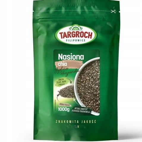 Targroch Chia Seeds Španielska šalvia na pečenie dezertov z ovsených vločiek 1kg