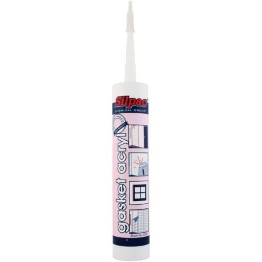 Silikónový tmel Silpac 0340 akrylový biely 280ml