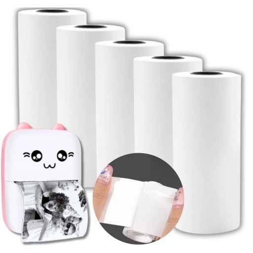 5 x INŠTALÁCIE VALCOV DRUKUS SAMOLEPIACI TERMOPAPIER DRUKUŚ MINI
