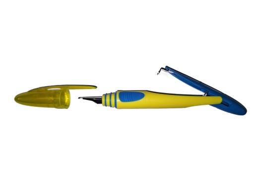 BIC EASY CLICK PLNIACE PERO NA NÁPLŇKY S TYRKYSOVO-ŽLTÝM HRUBOM