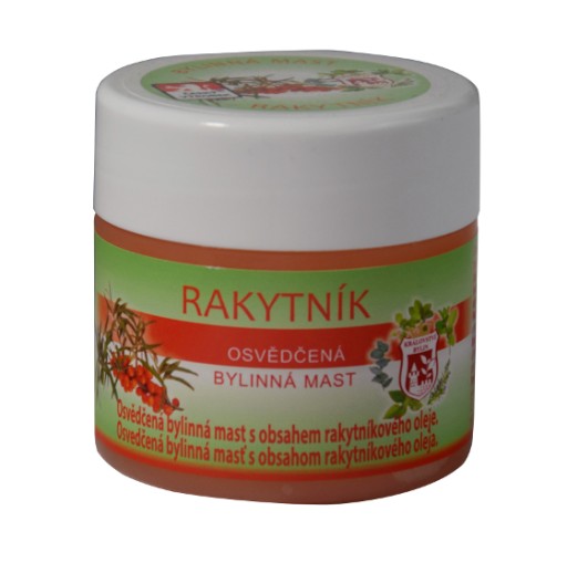 Rakytníková masť na bolesti svalov, kĺbov, kože, kostí, 150 ml Putorius