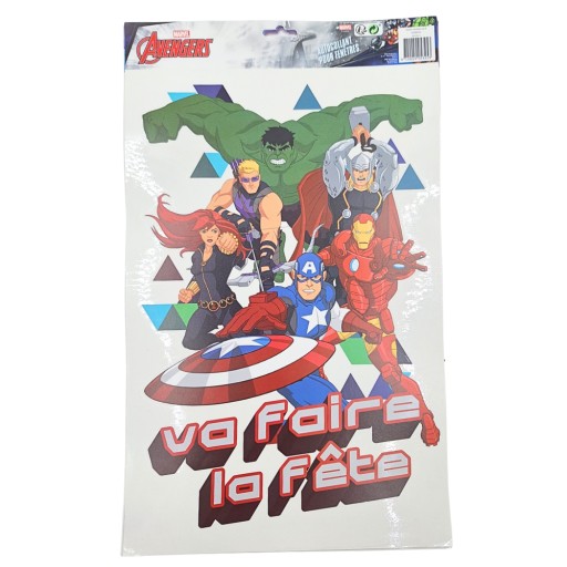 DEKORATÍVNA FÓLIA NA OKNO AVENGERS
