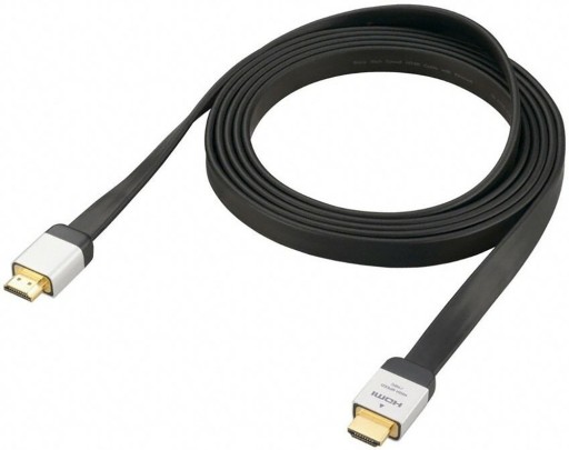 2M plochý HDMI kábel FULL HD 1080p 4K UHD SLIM 3D