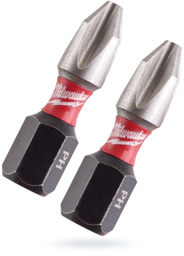 MILWAUKEE SHOCKWAVE BIT PH3 25mm 2ks.