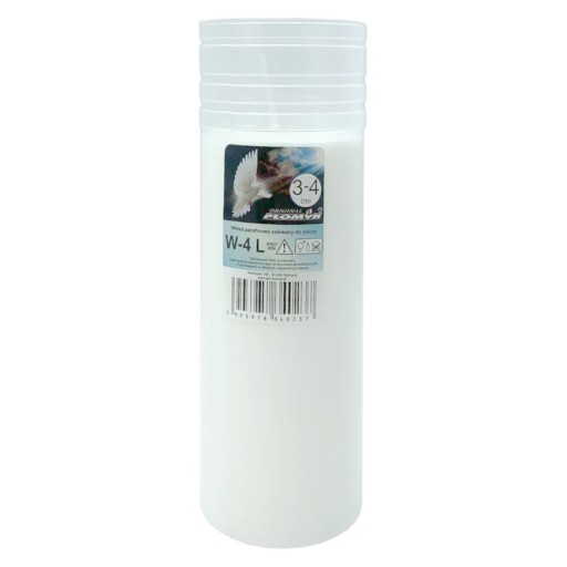 Parafínová vložka do sviečky Płomyk W-4 L 72-96h 3-4 dni 1 kus