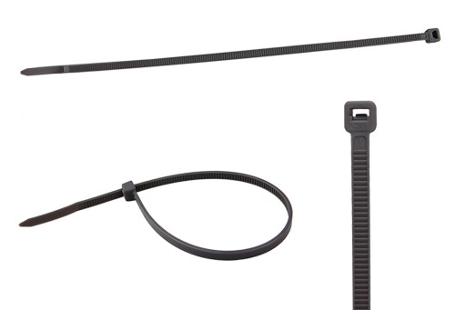 KABELOVÉ SPOJKY CLAMP TIES sťahovacie pásky na káble 3,6x100mm šedá 200 ks