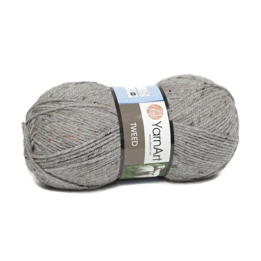 100g vlna akryl YarnArt Tweed sivá 226