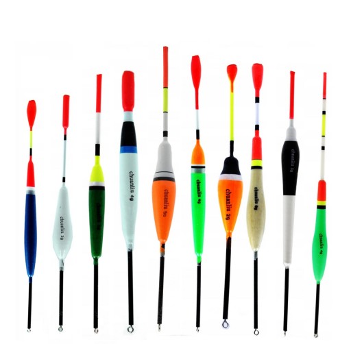 SET BALZOVÝCH PLÁVAKOV, RYBIA MIX, 10 ks