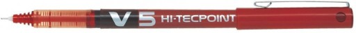 PILOT V5 Hi-Tecpoint jemná vložka červená x 2 ks