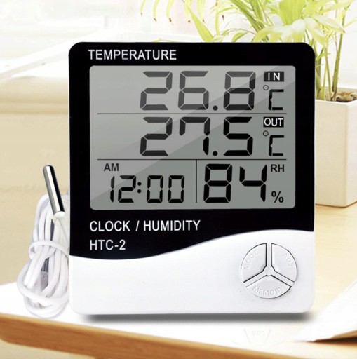METEOROLOGICKÝ TEPLOMER ELEKTRONICKÝ HYGROMETER SONDA VLHKOMER
