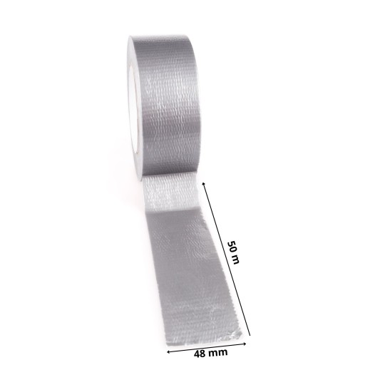 STRIEBORNÁ VYZTUŽENÁ OPRAVNÁ PÁSKA DUCT TAPE 48/50