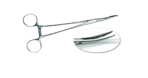 JAXON RYBÁRSKE KLIEŠTE ZAHNUTÉ 15cm