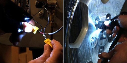 LED RUKAVICE DIELENSKÉ SVETELNÉ PRE MECHANIKOV